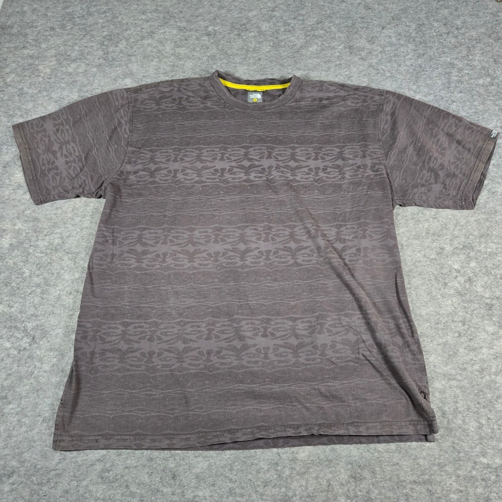 The North Face Mens Grey A5 Series Tribal Pattern Short Sleeve T-Shirt XL